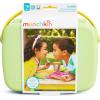 imageMunchkin Lunch Bento Box for Kids and Toddlers Includes Stainless Steel Utensils BPAFree 18 Months and Up BlueGreenYellowGreen