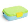 imageMunchkin Lunch Bento Box for Kids and Toddlers Includes Stainless Steel Utensils BPAFree 18 Months and Up BlueGreenYellowGreen
