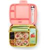 imageMunchkin Lunch Bento Box for Kids and Toddlers Includes Stainless Steel Utensils BPAFree 18 Months and Up BlueGreenYellowYellow