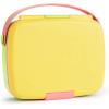 imageMunchkin Lunch Bento Box for Kids and Toddlers Includes Stainless Steel Utensils BPAFree 18 Months and Up BlueGreenYellowYellow