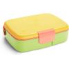 imageMunchkin Lunch Bento Box for Kids and Toddlers Includes Stainless Steel Utensils BPAFree 18 Months and Up BlueGreenYellowYellow