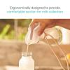 imageMunchkin Manual Breast Pump for Breastmilk Food Grade Silicone BPA Free 4 Ounce  Portable Breastfeeding Essential for Expressing Milk at Home Work and On The Go ClearPinkBreast Pump