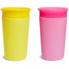 imageMunchkin Miracle 360 Sippy Cup for Toddlers Color Changes with Cold Drinks 9 Ounce 2 Pack PinkYellowPinkYellow