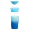 imageMunchkin Miracle 360 Sippy Cup for Toddlers Color Changes with Cold Drinks 9 Ounce PinkBlue  Straw  Sipper Lid