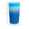 imageMunchkin Miracle 360 Sippy Cup for Toddlers Color Changes with Cold Drinks 9 Ounce PinkBlue