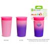 imageMunchkin Miracle 360 Sippy Cup for Toddlers Color Changes with Cold Drinks 9 Ounce PinkPink  Straw  Sipper Lid