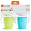 imageMunchkin Miracle 360 Trainer Cup and Snack Catcher 4 Piece Set BlueGreen
