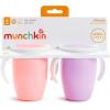 imageMunchkin Miracle 360 Trainer Cup and Snack Catcher 4 Piece Set PinkPurple