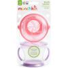 imageMunchkin Miracle 360 Trainer Cup and Snack Catcher 4 Piece Set PinkPurple