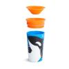 imageMunchkin Miracle 360 WildLove Sippy Cup 9 Ounce Orca and 3pc Sipper and Straw Lid