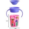 imageMunchkin Miracle 360 Wildlove Sippy Cup 6 Oz 2 Pack OrcaPolar Bear2 Count Pack of 1