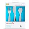 imageMunchkin Polish Toddler Utensils Includes Fork Knife and Spoon Stainless Steel 3 Piece3 Piece SetPack of 1