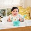 imageMunchkin Silicone Baby Feeding Set Toddler Suction Bowl Plate and Spoon Baby Led Weaning and Infant Self Feeding Cest Silicone Mealtime Set 4 Months and Up BPA Free MintMint