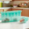 imageMunchkin Silicone Baby Food Freezer Tray with Lid  Baby Popsicle Molds for Breastmilk Fruit and Veggie Purees MintFreezer Tray