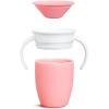 imageMunchkin Sippy Cup for 6 Month Old and Up Spill Proof Miracle 360 Toddler Cups with Transition Handles 7 Ounce 2 Pack BlueGreenRose