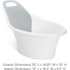 imageMunchkin Sit ampamp Soak Baby Bath Tub 012 Months White 25 x 1625 x 15 InchCompact