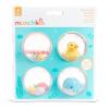 imageMunchkin Sit and Soak Baby Bath Tub with 4pk Float and Play Bubbles Bath Toy