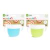 imageMunchkin Snack Catcher Toddler Snack Cups No Spil 2 Pack Containers PinkPurpleBlueGreen