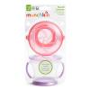 imageMunchkin Snack Catcher Toddler Snack Cups No Spill 2 Pack PinkPurplePinkPurple