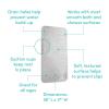 imageMunchkin Soft Spot Cushioned Bath Mat for Kids Grey ampamp  Float ampamp Play Bubbles Baby and Toddler Bath Toy 4 Count