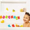 imageMunchkin Soft Spot Cushioned Bath Mat for Kids Grey ampamp  Learn Bath Letters and Numbers 36pc Toddler Bath Toy