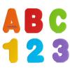 imageMunchkin Soft Spot Cushioned Bath Mat for Kids Grey ampamp  Learn Bath Letters and Numbers 36pc Toddler Bath Toy