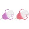 imageMunchkin Splash 4 Piece Toddler Divided Plate and Bowl Dining Set PinkPurple4 Piece Set
