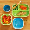 imageMunchkin Splash 4 Piece Toddler Divided Plate and Bowl Dining Set PinkPurple4 Piece Set