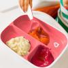 imageMunchkin Splash 4 Piece Toddler Divided Plate and Bowl Dining Set PinkPurple4 Piece Set