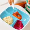 imageMunchkin Splash 4 Piece Toddler Divided Plate and Bowl Dining Set PinkPurple4 Piece Set