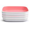 imageMunchkin Splash 4 Piece Toddler Plates PinkPurple4 Pack