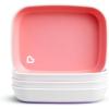 imageMunchkin Splash 4 Piece Toddler Plates PinkPurple4 Pack