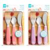 imageMunchkin Splash Toddler Fork Knife and Spoon Utensil Set 6 Pack PinkPurple6 Piece Set