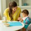 imageMunchkin Spotless Silicone Placemats for Kids 2 Pack BlueGreen2 Count Pack of 1