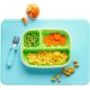 imageMunchkin Spotless Silicone Placemats for Kids 2 Pack BlueGreen2 Count Pack of 1