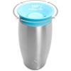 imageMunchkin Stainless Steel Sippy Cups for Toddlers 13 Spill Proof Miracle 360 Cup Insulated 10 Ounce GreenBlue