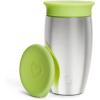 imageMunchkin Stainless Steel Sippy Cups for Toddlers 13 Spill Proof Miracle 360 Cup Insulated 10 Ounce GreenGreen