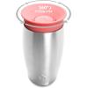 imageMunchkin Stainless Steel Sippy Cups for Toddlers 13 Spill Proof Miracle 360 Cup Insulated 10 Ounce GreenPink