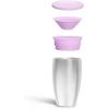 imageMunchkin Stainless Steel Sippy Cups for Toddlers 13 Spill Proof Miracle 360 Cup Insulated 10 Ounce GreenPurple