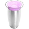 imageMunchkin Stainless Steel Sippy Cups for Toddlers 13 Spill Proof Miracle 360 Cup Insulated 10 Ounce GreenPurple