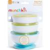 imageMunchkin Stay Put Suction Bowls for Baby and Toddler 3 Pack BlueGreenPurple3 Count Pack of 1