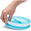 imageMunchkin Stay Put Suction Plates for Baby and Toddler 3 Divided Sections  PinkPurpleBlueGreen