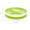 imageMunchkin Stay Put Suction Plates for Baby and Toddler 3 Divided Sections  PinkPurpleBlueGreen