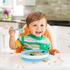 imageMunchkin Stay Put Suction Plates for Baby and Toddler 3 Divided Sections  PinkPurpleBlueGreen
