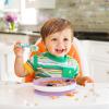 imageMunchkin Stay Put Suction Plates for Baby and Toddler 3 Divided Sections  PinkPurplePinkPurple