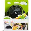 imageMunchkin Stroller Fan  Portable Fan for Travel Baby Gear Accessory with 4 Speeds Flexible Clipon Leg Attachment Rechargeable Battery Black with Multicolored LED LightsBlack