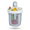 imageMunchkin Super Scoop Hanging Bath Toy Storage with Quick Drying Mesh Grey1 Count Pack of 1