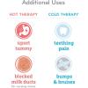 imageMunchkin TheraBurpee Colic ampamp Fever Rescue Kit with Hot ampamp Cold Therapy Burp Cloths8 Piece Set