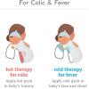 imageMunchkin TheraBurpee Colic ampamp Fever Rescue Kit with Hot ampamp Cold Therapy Burp Cloths8 Piece Set