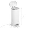 imageMunchkin UV Diaper Pail 1 in Odor Control Includes 1 UV Snap Seal ampamp Toss Bag and 1 UV Refill RingUV Diaper Pail